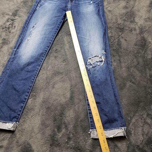 AG Adriano Goldschmied Prima Roll Up Cigarette Roll Up Jeans 27R - Picture 10 of 15
